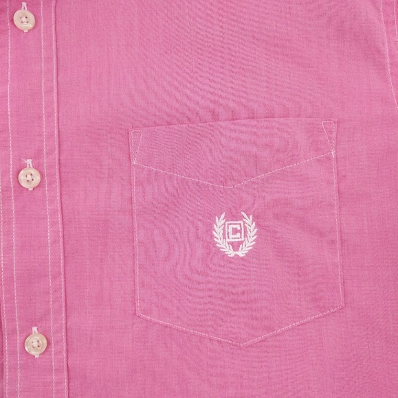 Chaps | Pink White Lightweight Easy Care Size M - Picture 4 of 8
